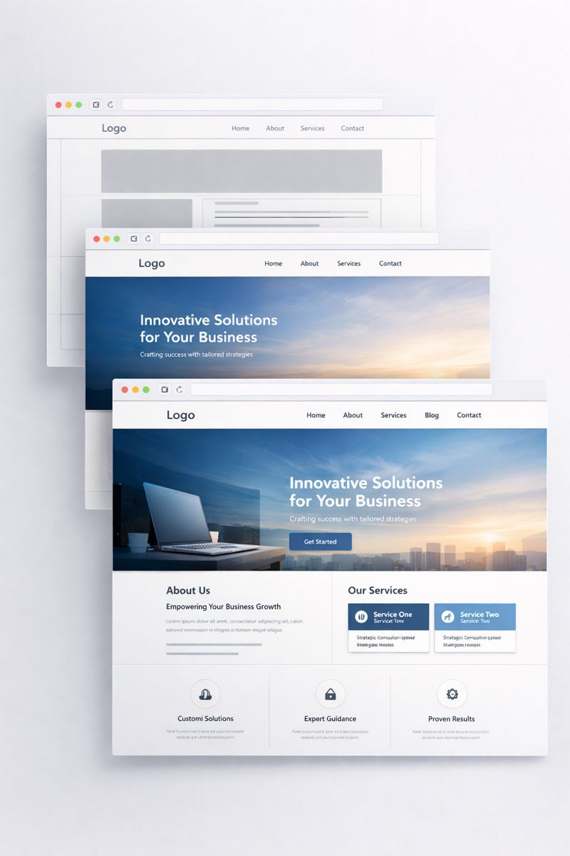 Website launch illustration